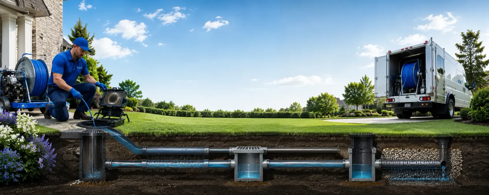 Outdoor drain cleaning information for Louisville, GA